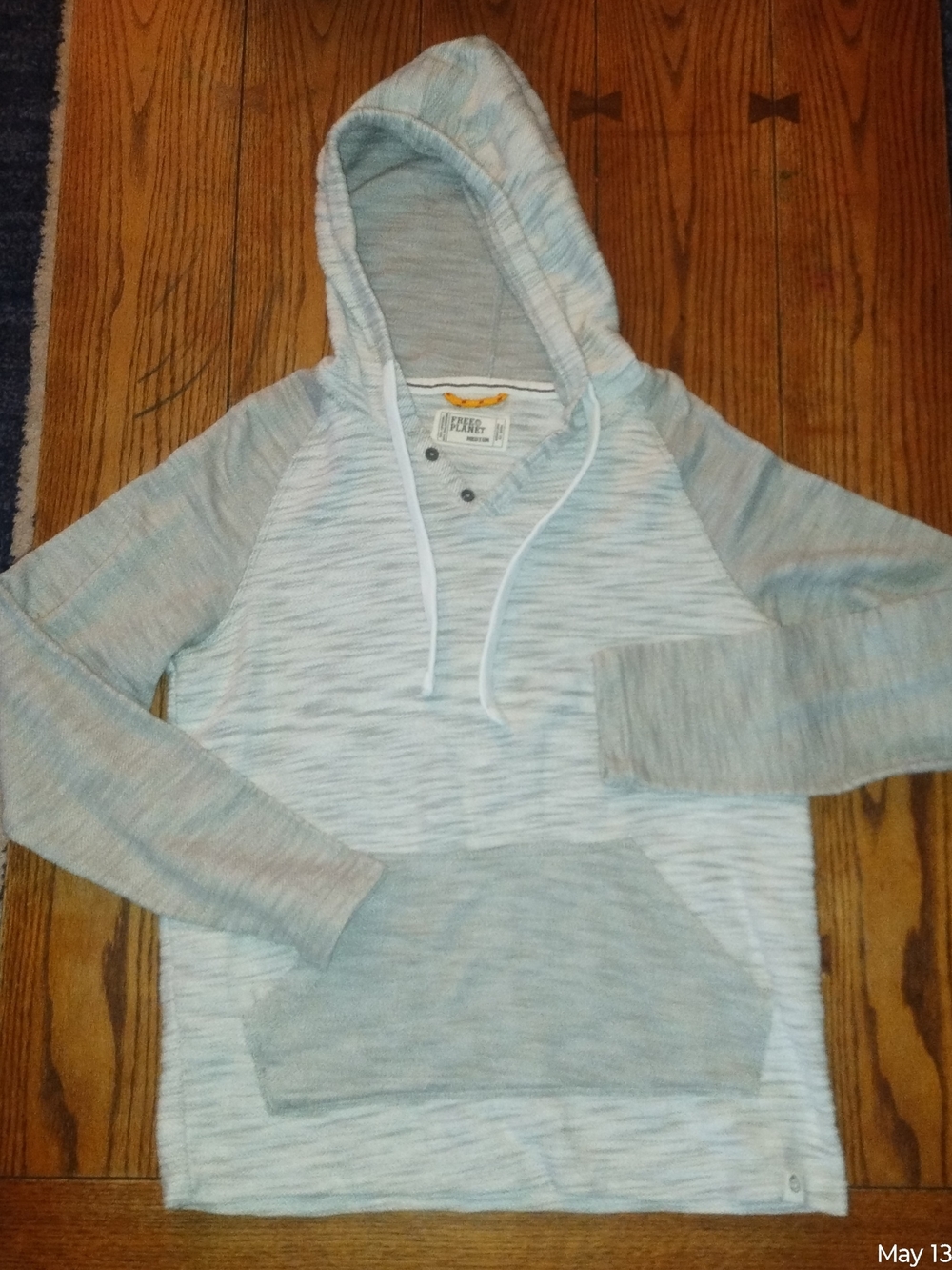 Free Planet M Hooded Pullover Sweater